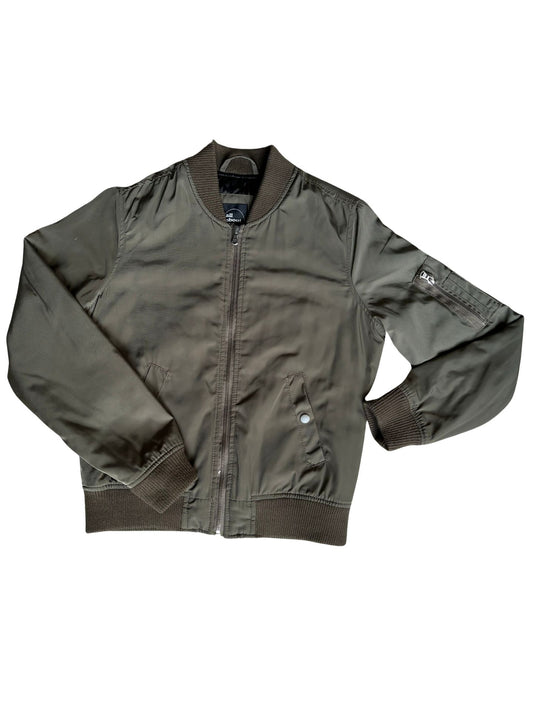 ALL ABOUT EVE Utility Bomber Jacket / Khaki / Size 8