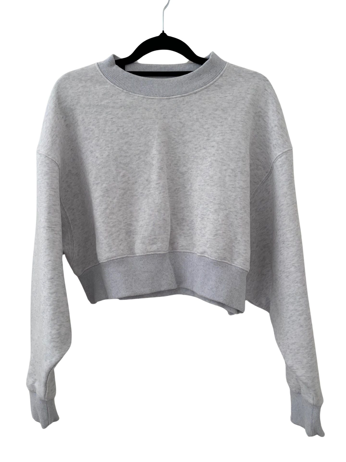 ATOIR x ROZALIA Cropped Sweater Jumper / Grey Marle / Size XS