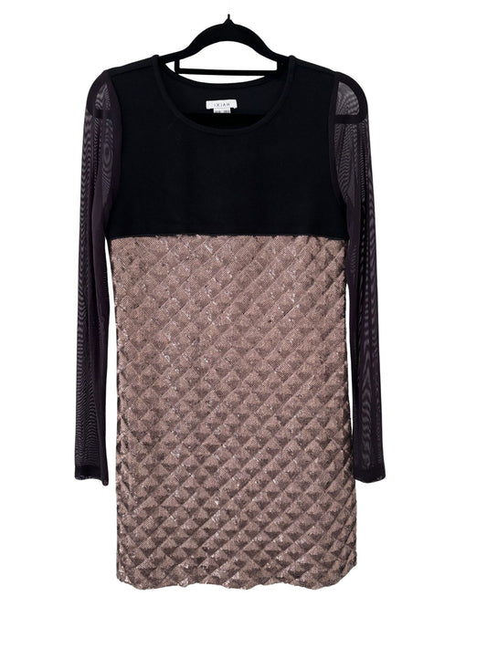 IXIAH Daze Sequin Mini Dress / Black & Gold  / Sizes 6 & 8