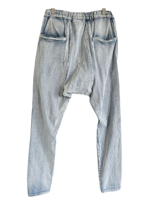 SEED Drop Crotch Denim Jogger / Indigo / Size 6